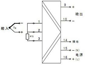 單路熱電偶/熱電阻輸入，單路輸出（一進(jìn)一出）